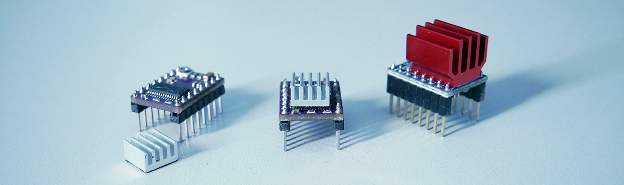 driver sans radiateur / driver avec le radiateur d'origine / driver avec un radiateur plus performant